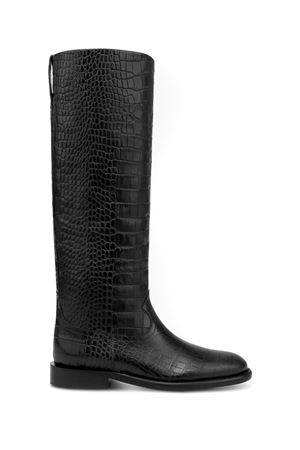 Stivali Montana in pelle nera PARIS TEXAS | PX1721XCOCOCARBONE